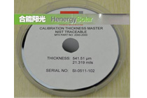 Thickness Reference Wafer